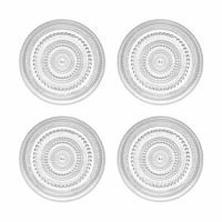 Iittala Kastehelmi -lautaset, 17 cm, 4 kpl, kirkas, iittala