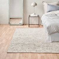 Rug Solid Leather - matto, beige, 60 x 90 cm, rug solid