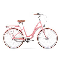 Romet Pop Art 26 naisten kaupunkipyörä 26" pinkki, runko 19" OOO, romet