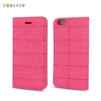 Forever Smart Magnetic Fix Cloth Line Book Case without clip Huawei P8 Pink, forever
