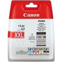 Canon Canon 581 XXL Mustepatruuna Multipakkaus BK+ CMY, CANON