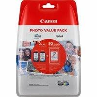Canon PG-545XL & CL-546XL + (50 sivua valokuvapaperi, GP-501), CANON