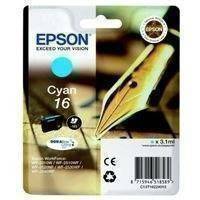 Epson Epson 16 Mustepatruuna Cyan, EPSON