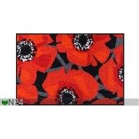 Matto BLOOM POPPY BLACK 50x75 cm, Salonloewe