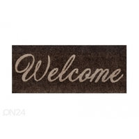 Ovimatto Welcome brown 30x70 cm, Kleen-Tex