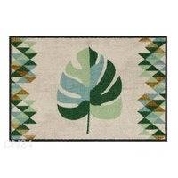 Kynnysmatto Wild Monstera green 50x75 cm, Salonloewe