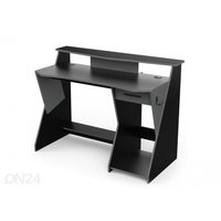 Pelipöytä / tietokonepöytä Skin, musta/ tummanharmaa, meubls