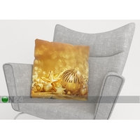 Koristetyynyliina GOLDEN CHRISTMAS TOYS 45x45 cm, Wellmira