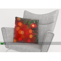 Koristetyynyliina RED CHRISTMAS TOYS 40x40 cm, Wellmira