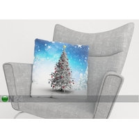 Koristetyynyliina WHITE CHRISTMAS TREE 50x50 cm, Wellmira