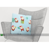 Koristetyynyliina HAPPY SANTAS 50x50 cm, Wellmira