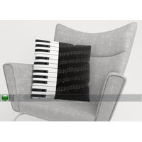 Koristetyynyliina PIANO KEYS 45x45 cm, Wellmira