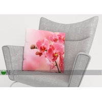 Koristetyynyliina PINK ORCHIDS 45x45 cm, Wellmira