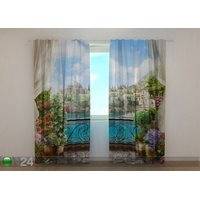 Pimennysverho BALCONY WITH FLOWERS 240x220 cm, Wellmira