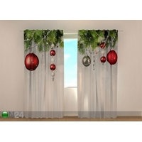Puolipimentävä verho Christmas Decorations 240x220 cm, Wellmira