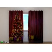 Puolipimentävä verho Christmas Tree 1 240x220 cm, Wellmira