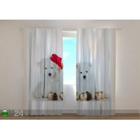 Pimennysverho Christmas Puppiess 240x220 cm, Wellmira