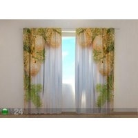 Pimennysverho Golden Xmas Bows 1 240x220 cm, Wellmira