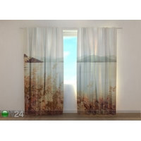 Pimennysverho Grass and Mountains in Vintage Style 240x220 cm, Wellmira