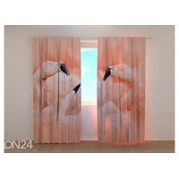 Puolipimentävä verho Amazing Pink Flamingos 240x220 cm, ED