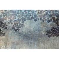 Fleece-kuvatapetti Blue Leaves Abstract 150x250 cm, ED