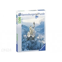 Palapeli Ravensburger Neuschwansteinin linna talvella 1500 palaa, RAVENSBURGER