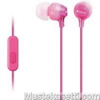 Sony MDR-EX15AP -nappikuulokkeet, pinkki