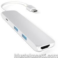 Satechi Slim USB-C MultiPort -adapteri, Silver