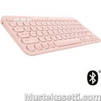 Logitech K380 Multi-Device Bluetooth for Mac -näppäimistö, pinkki