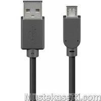 Cablexpert USB-A - Micro-B -kaapeli, 0,5 m