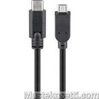 Goobay USB-C - micro-B -kaapeli, 1 m