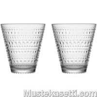 Iittala Kastehelmi -juomalasi, kirkas, 2 kpl