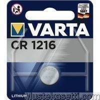 Varta Lithium CR1216 -paristo, 3 V
