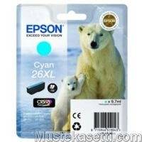 Epson C13T26324010 syaani XL 9,7ml Original mustekasetti