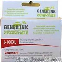 Lexmark 14N1068E, 100XL musta 25ml Mustekasetti.com