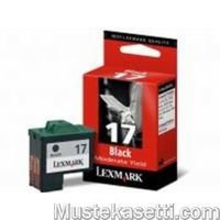 Lexmark 10NX217E No 17 musta Original mustekasetti