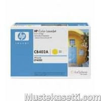 HP CB402A keltainen 7500 sivua Original mustekasetti