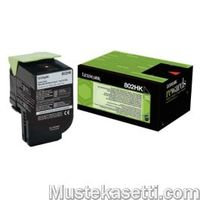 Lexmark 80C2HK0 CX410 musta 4000 sivua Original mustekasetti