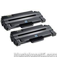 Laserkasetti korvaava Samsung MLT-D1052S, ML1910 musta 2500 sivua x2=5000 sivua kpl Mustekasetti.com