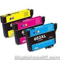 Epson C13T03A64010, 603XL, 3-väri CMY 36ml x3 lisää Mustekasetti.com Takuu 3 vuotta