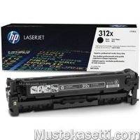 HP 312X musta original laserkasetti CF380X 4400 sivua