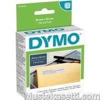 Dymo LabelWriter -palautusosoitetarra 54 x 25 mm, 500 tarraa, valkoinen