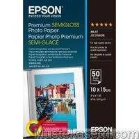 Epson Premium Semi-Gloss Photo Paper -valokuvapaperi, 10 x 15 cm, 50 arkkia