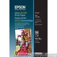 EPSON Value Glossy Photo Paper -valokuvapaperi, 10 x 15 cm, 100 arkkia