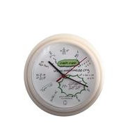 Ø20cm Mathematical Plastic Wall Clock with glass cover: Math Maze Engineer edition white