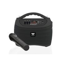 Bluetooth Högtalare med Karaoke Mikrofon Woxter ROCK N GO 40W USB SD Svart