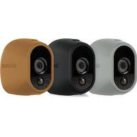 Arlo Replaceable Skins - Skyddshölje för kamera - grå, svart, brun (paket om 3) - för Arlo VMS3130, VMS3230, VMS3330, VMS3..