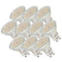 [lux.pro]® 10 x [lux.pro] LED Spotti 3 Watti GU10 LED-lamppu 54 erittäin tehokas SMD, lasi, metalli, keramiikka 50 x 50 mm l..