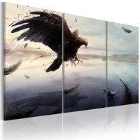 Kuva - Eagle above the surface of a lake, DecorDecor