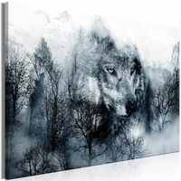 Kuva - Mountain Predator (1 Part) Wide Black and White, DecorDecor